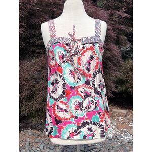 Roberto Just Cavalli Silk Cami Womens Large Blouse y2k coquette bow top NWT